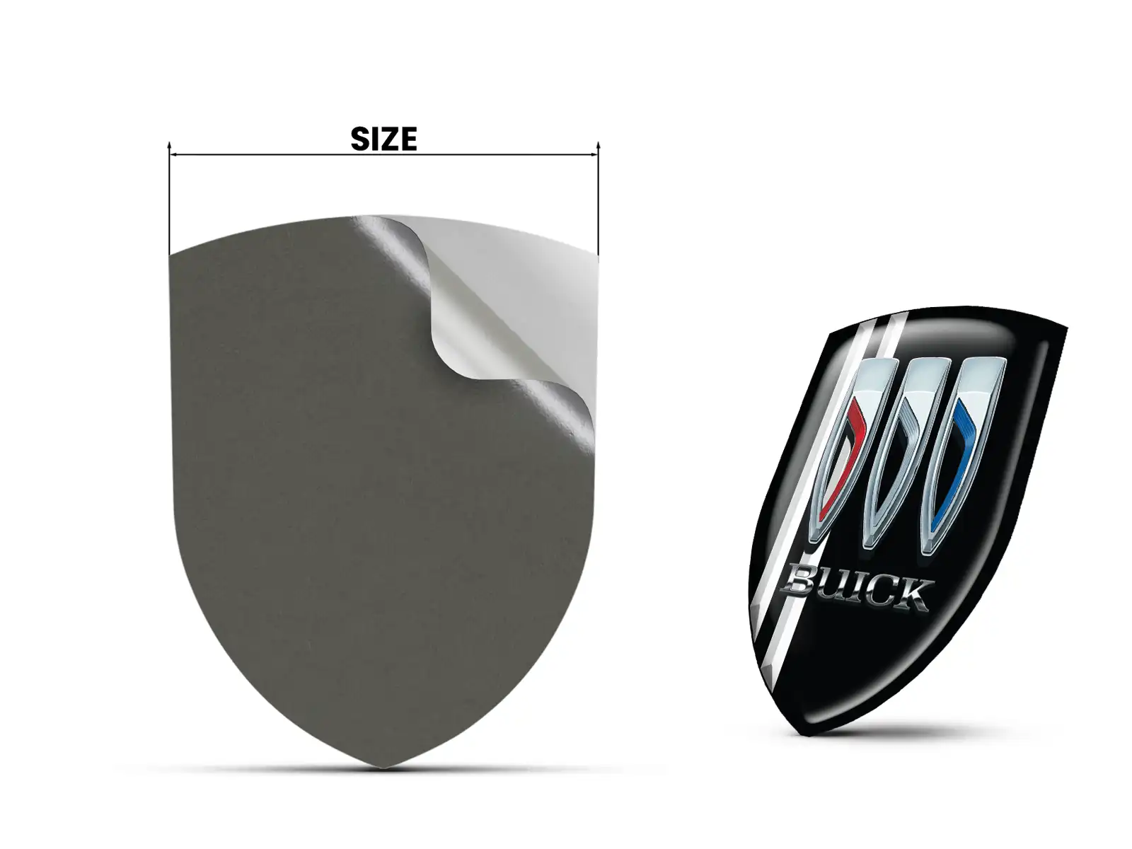 Buick Fensteraufkleber Premium Stern Hochwertig Auto